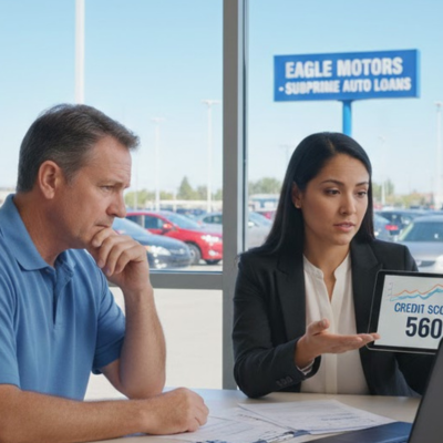 Explore realistic auto loan 560 credit score options!