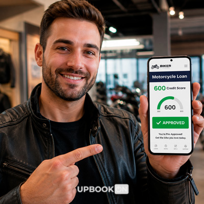 motorcycle loan 600 credit score